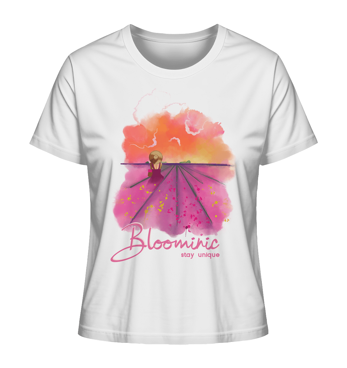 Lavendelfelder Watercolor T-Shirt