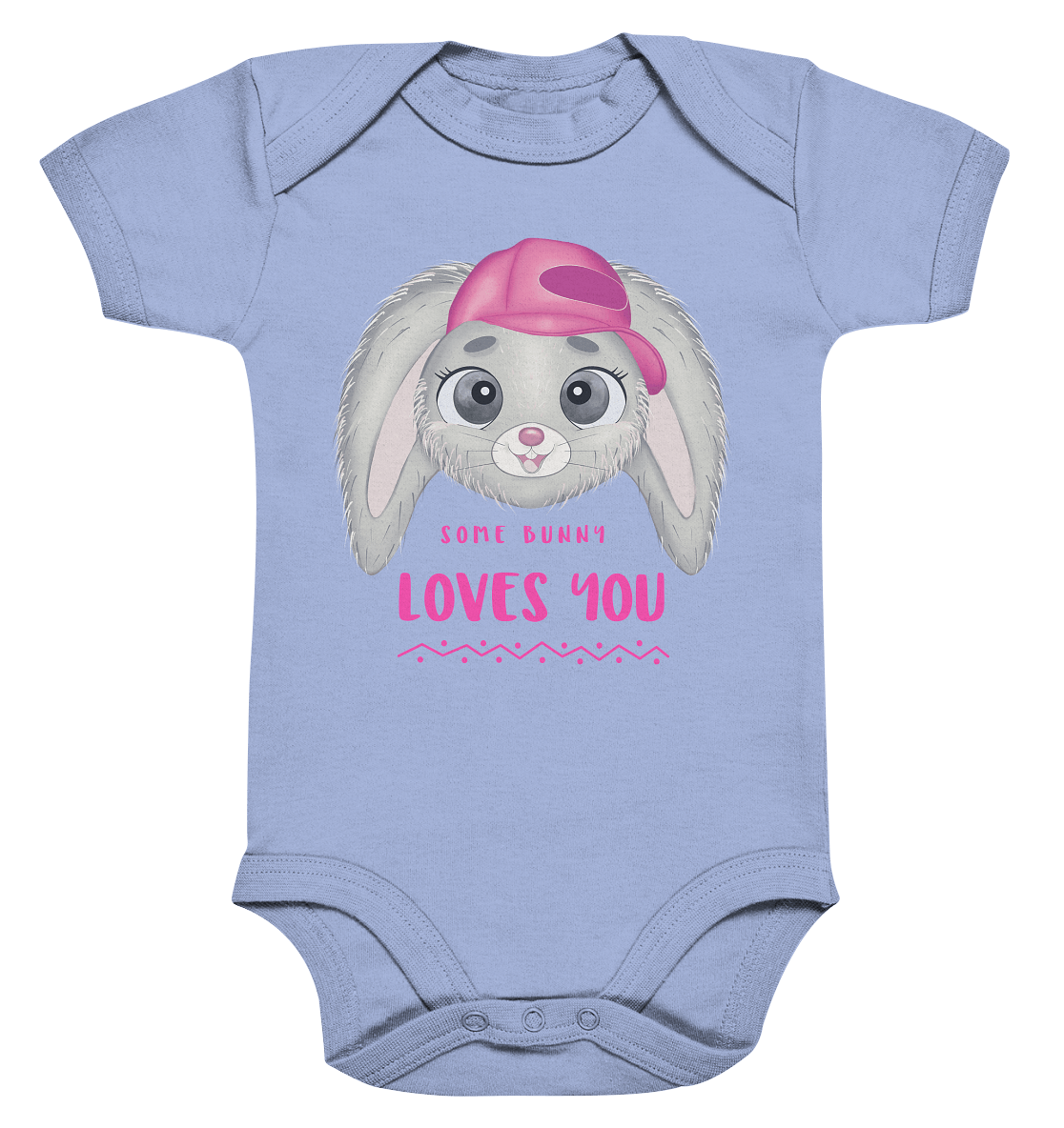 Hase Strampler Some Bunny Loves You von Bloominic