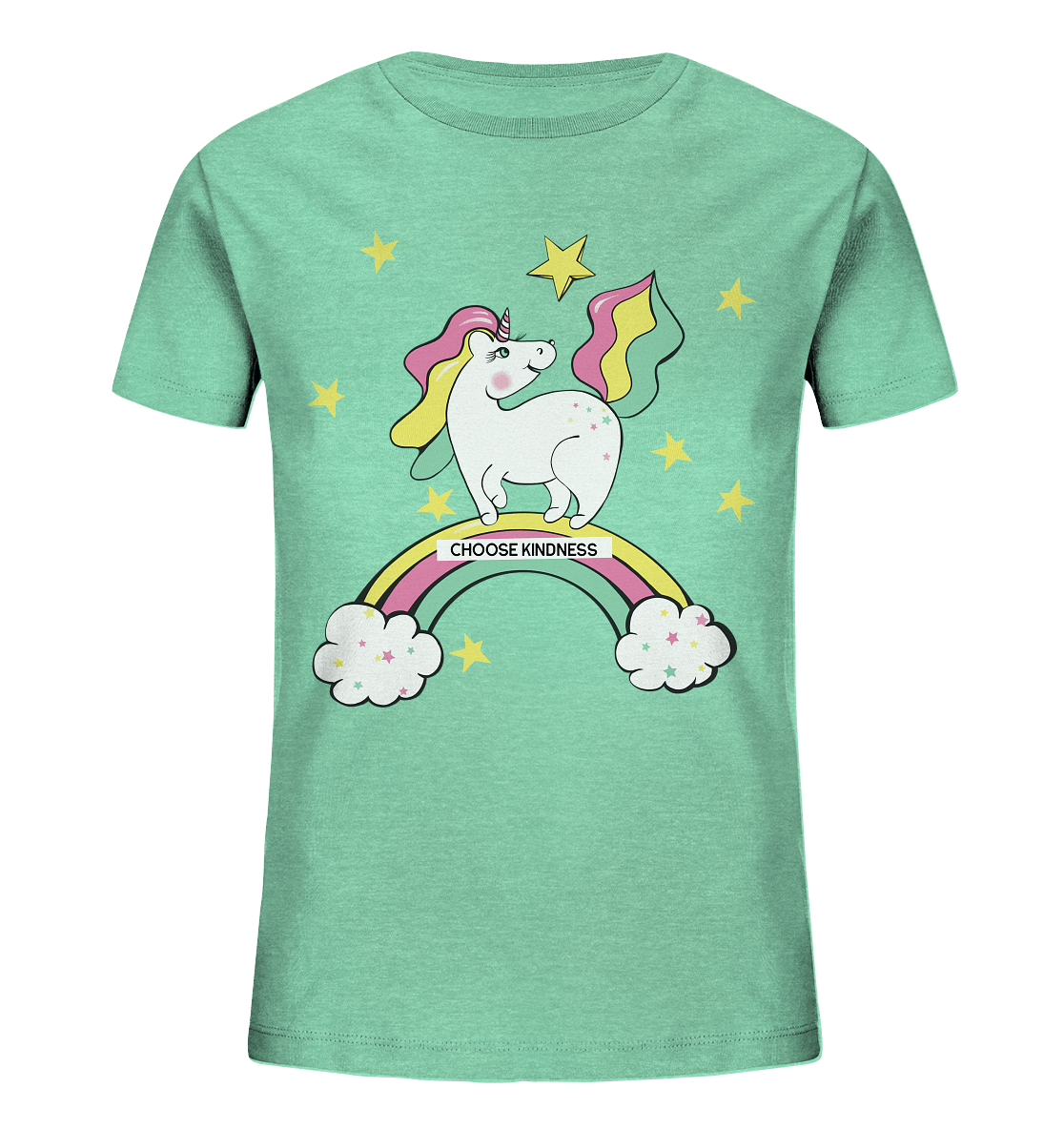 Einhorn T-Shirt Für Mädchen 2–6 Jahre – Baumwolle, Kurzärmelig, Mit Geburtstagsnummer