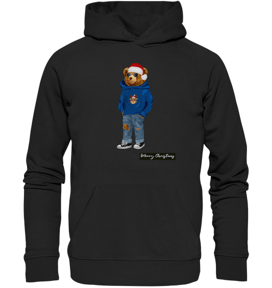 Teddybaer-Pullover-Hoodie-schwarz-weihnachtspullover-BLOOMINIC