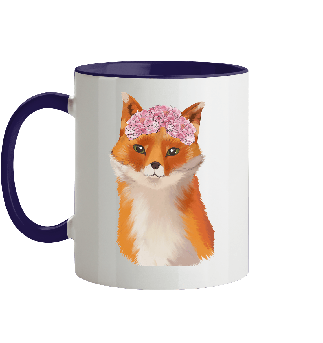Tasse "Fuchs mit Blumen"