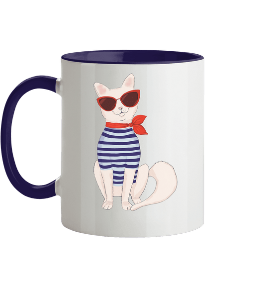 Tasse mit Fashion Katze