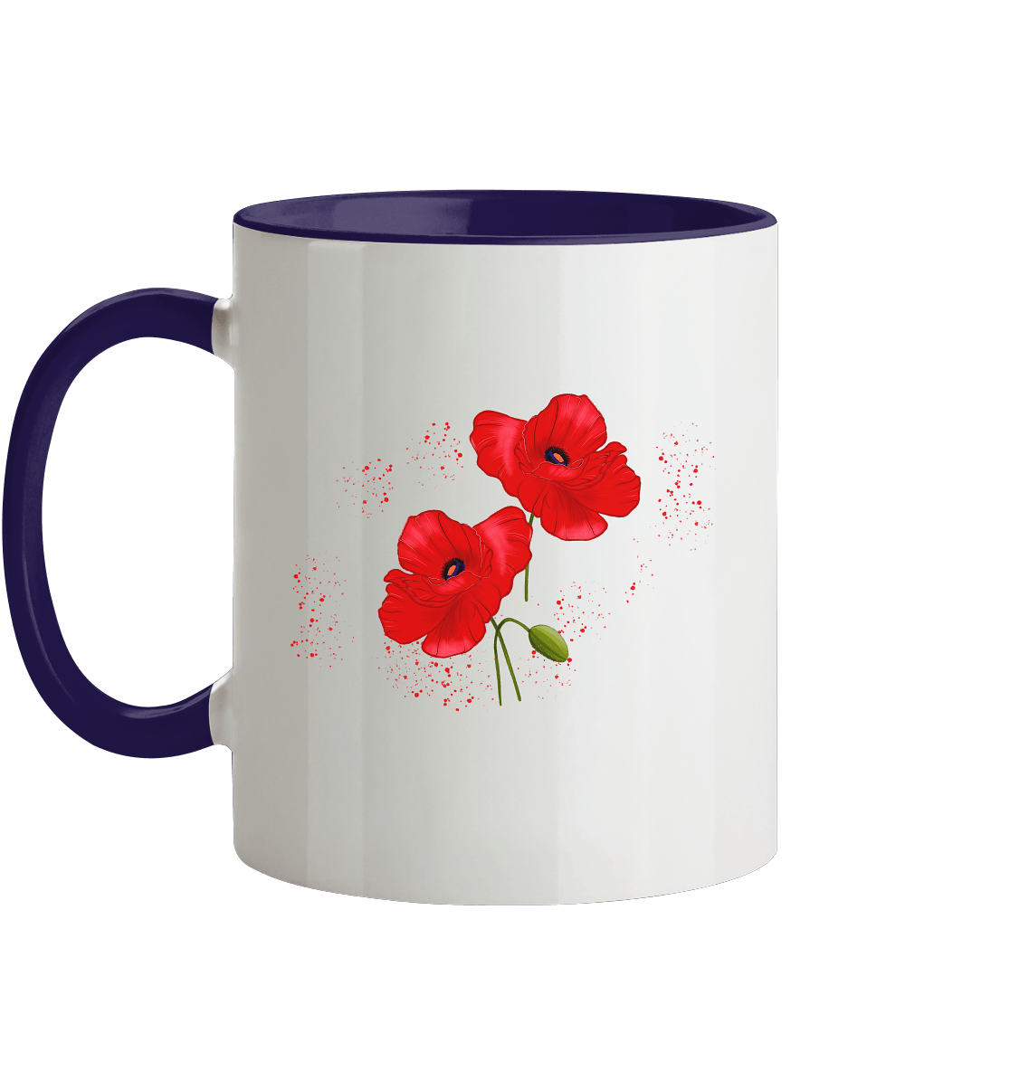 Tasse Mohnblumen