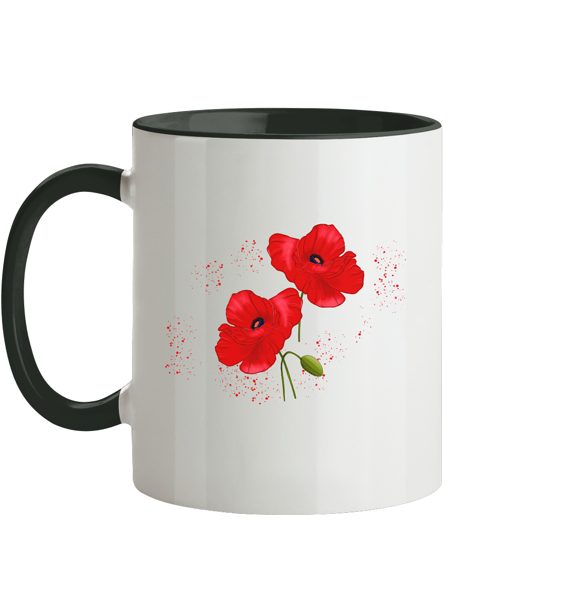 Tasse Mohnblumen