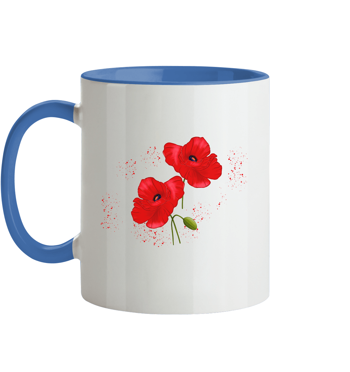Tasse Mohnblumen