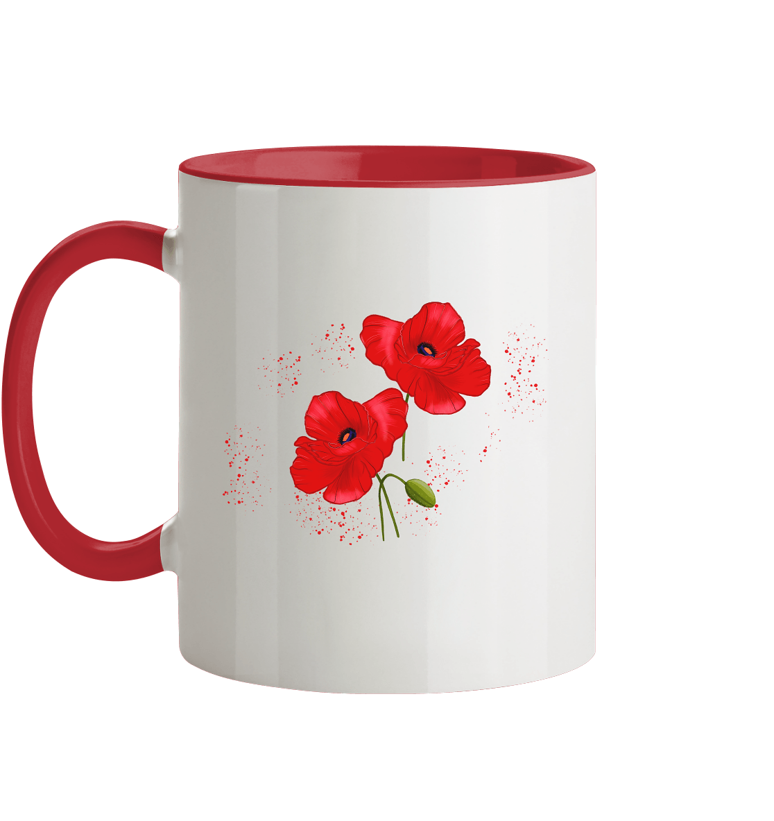 Tasse Mohnblumen