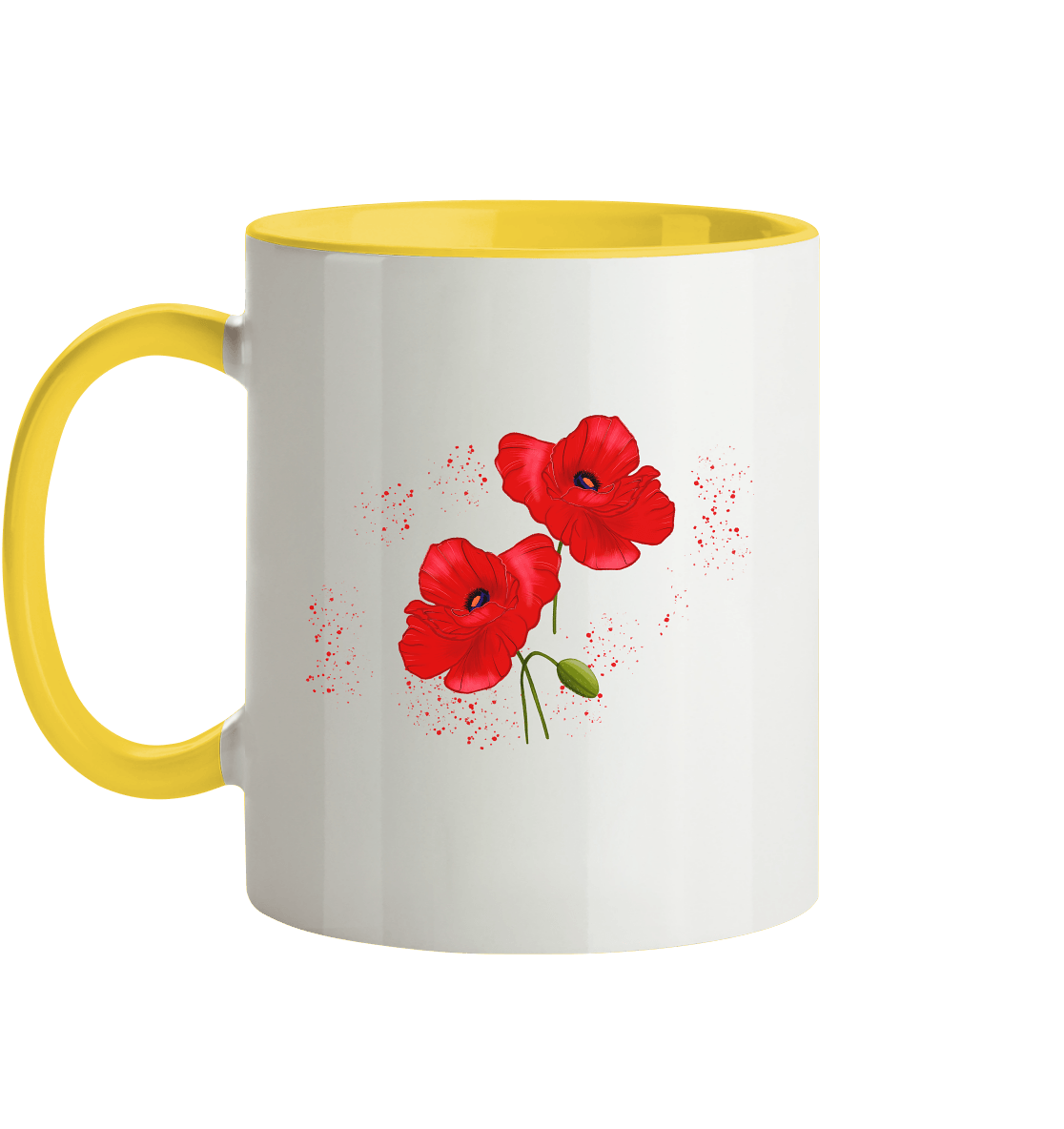 Tasse Mohnblumen