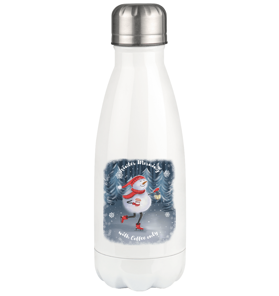 Thermoflasche 350ml mit Schneemann