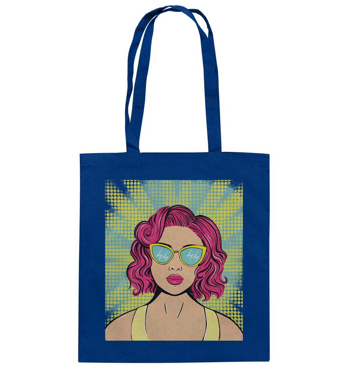 Baumwolltasche Pop Art Design