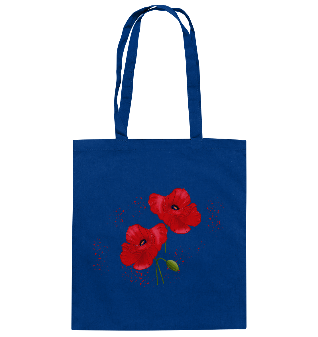 Baumwolltasche Mohnblumen
