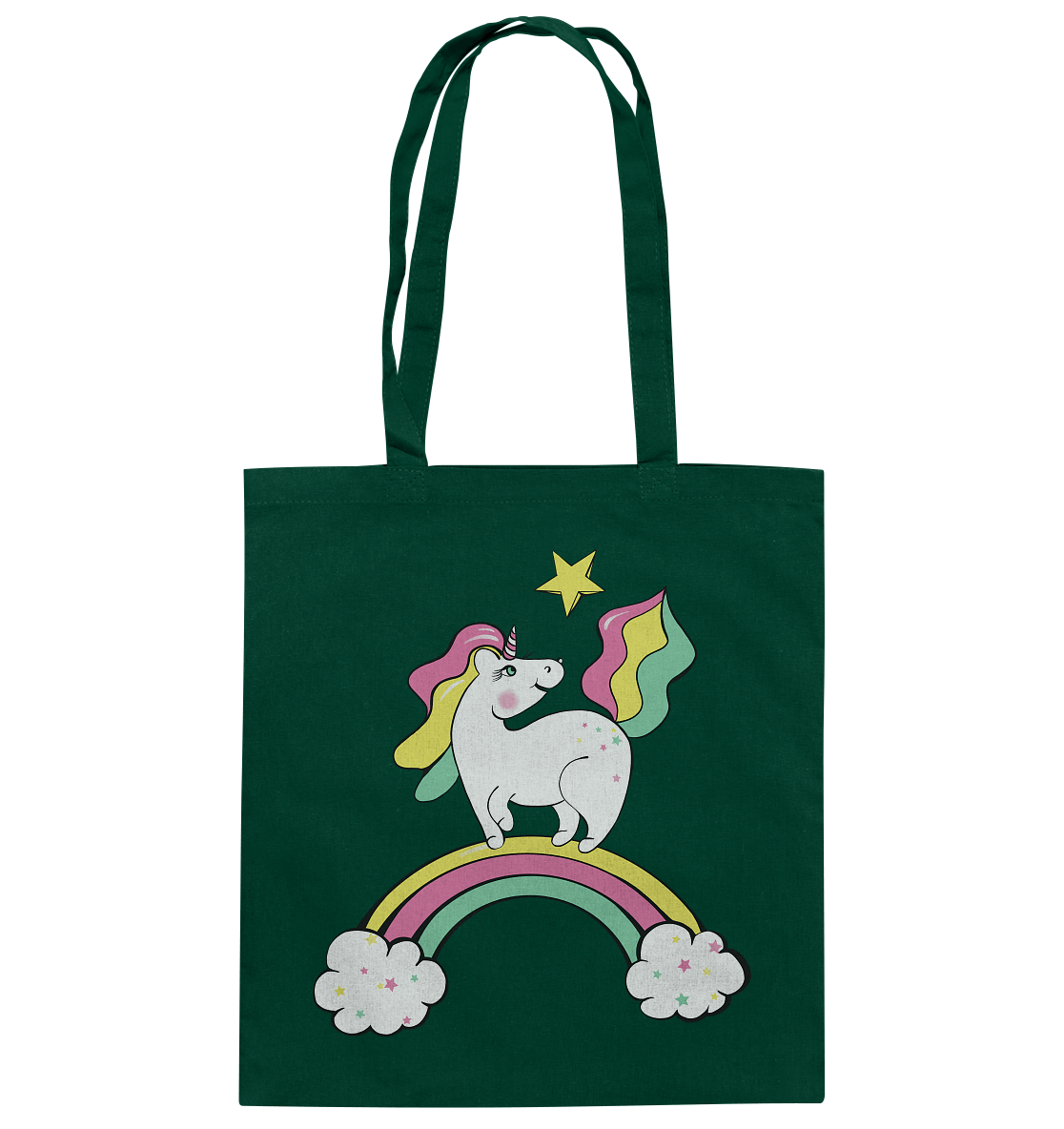 Baumwolltasche mit dem Einhorn