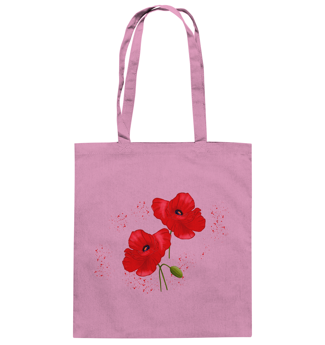 Baumwolltasche Mohnblumen