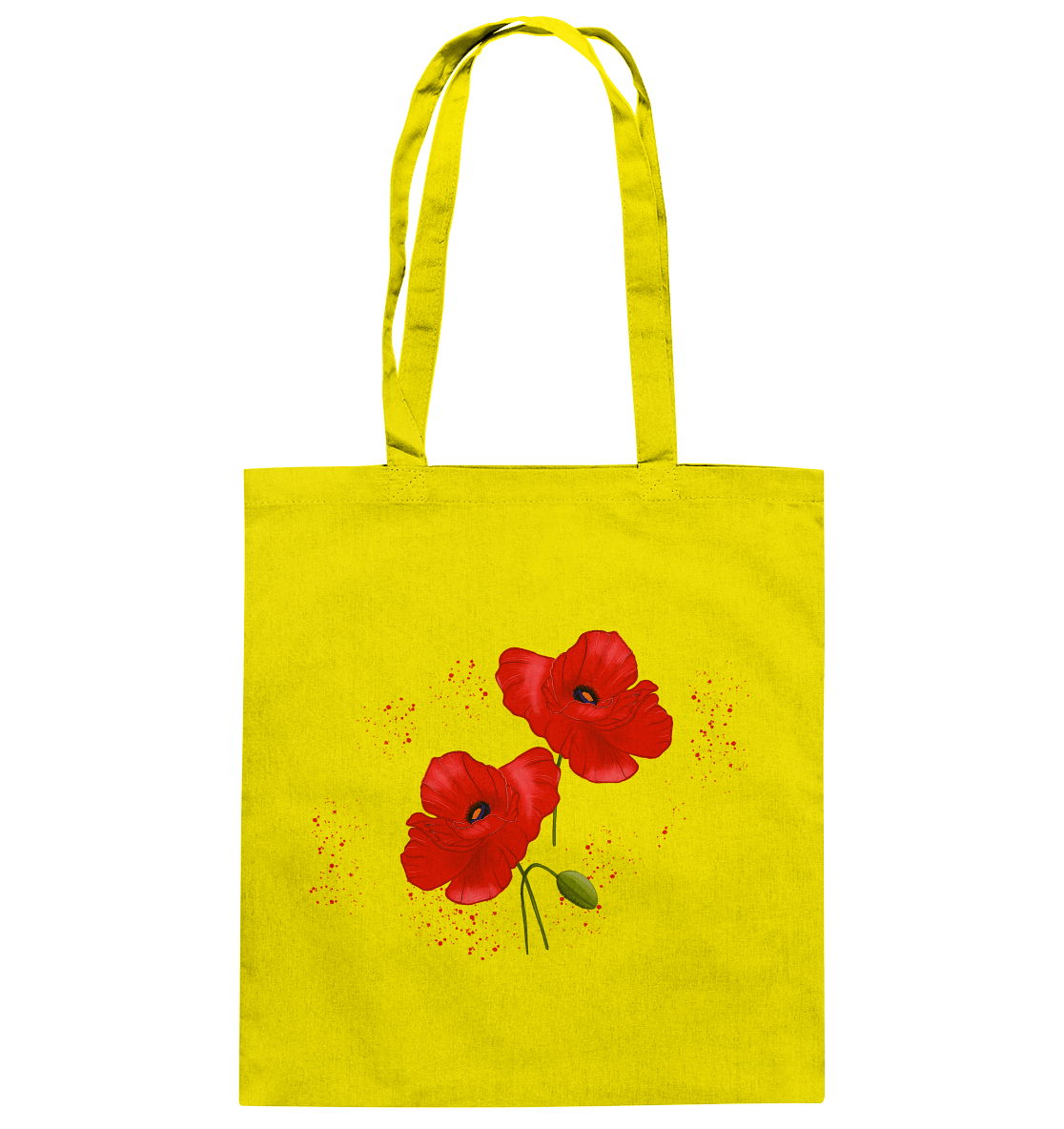Baumwolltasche Mohnblumen