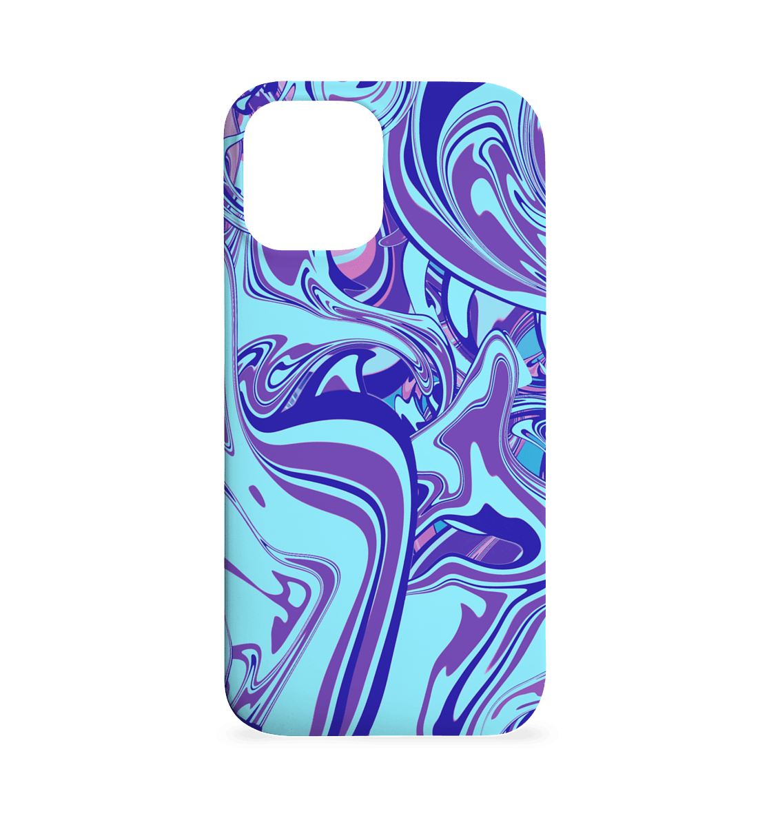 Handyhülle für Iphone 12 Max mit abstrakten, bunten Design.