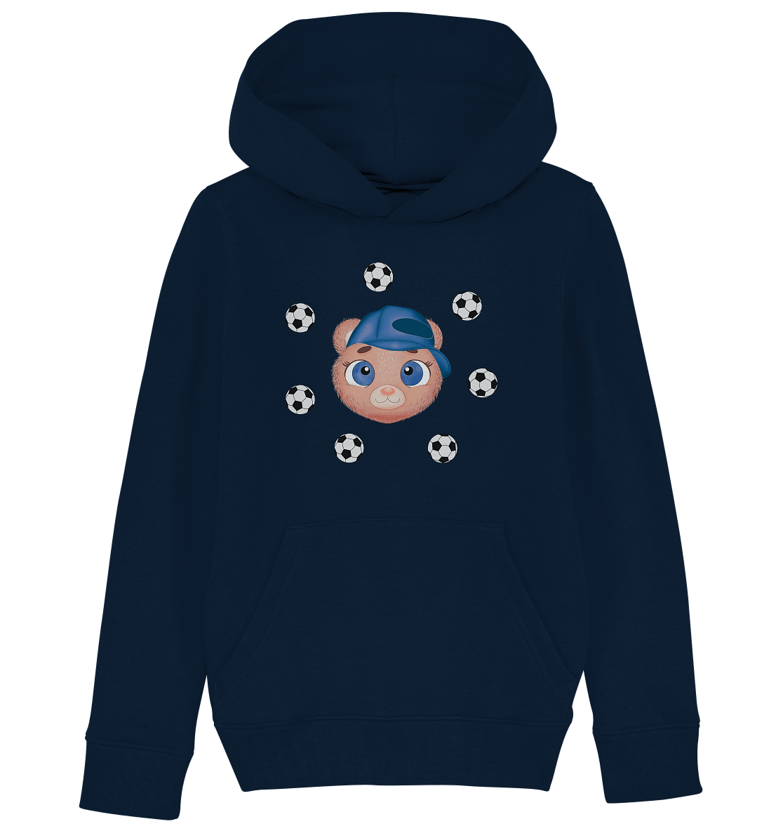 Jungen Hoodie Bärchen mit dem Ball