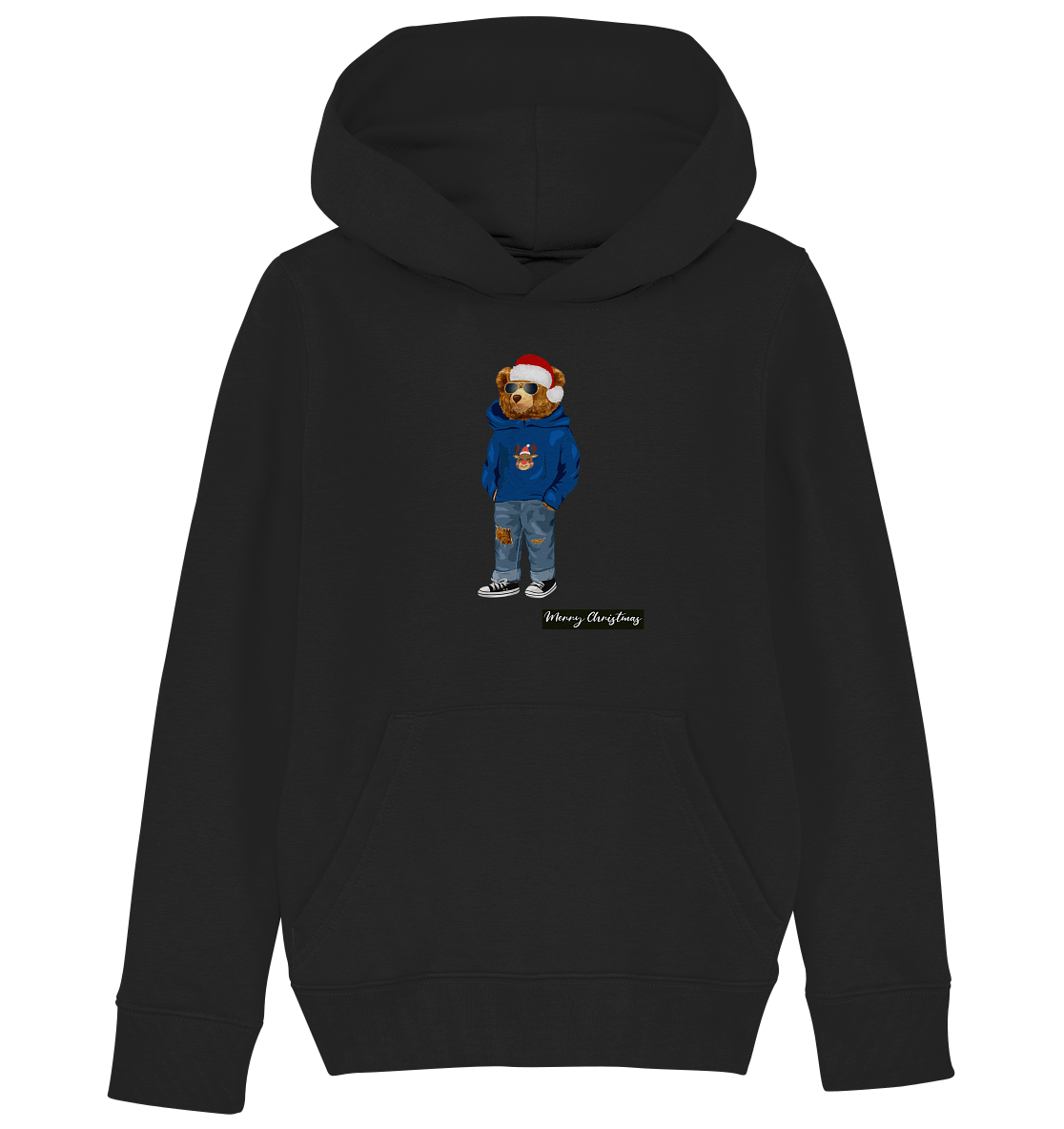 Teddybaer-Pullover-fuer-Kinder-schwarz