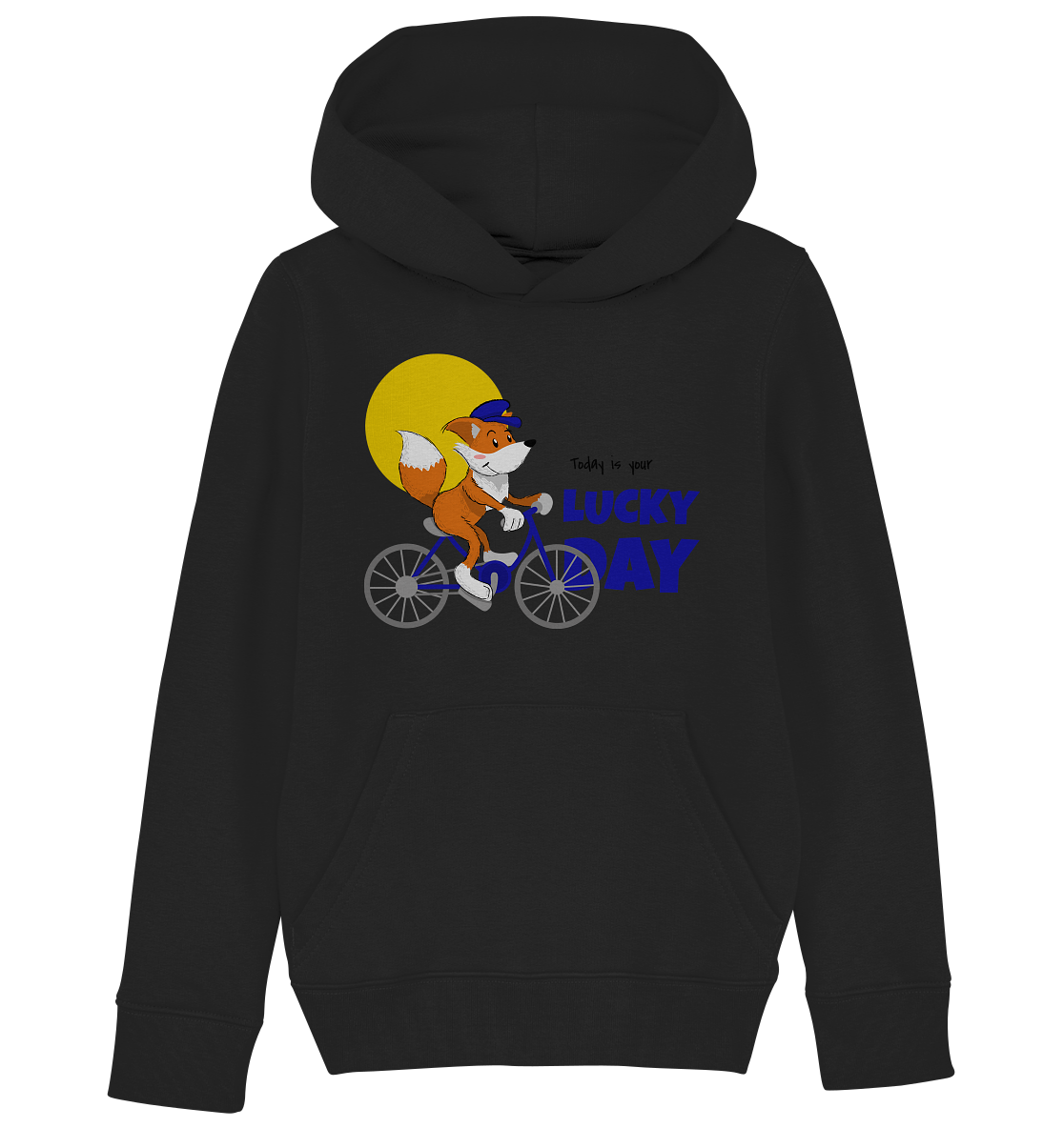 Kinder Hoodie mit Fuchs Print