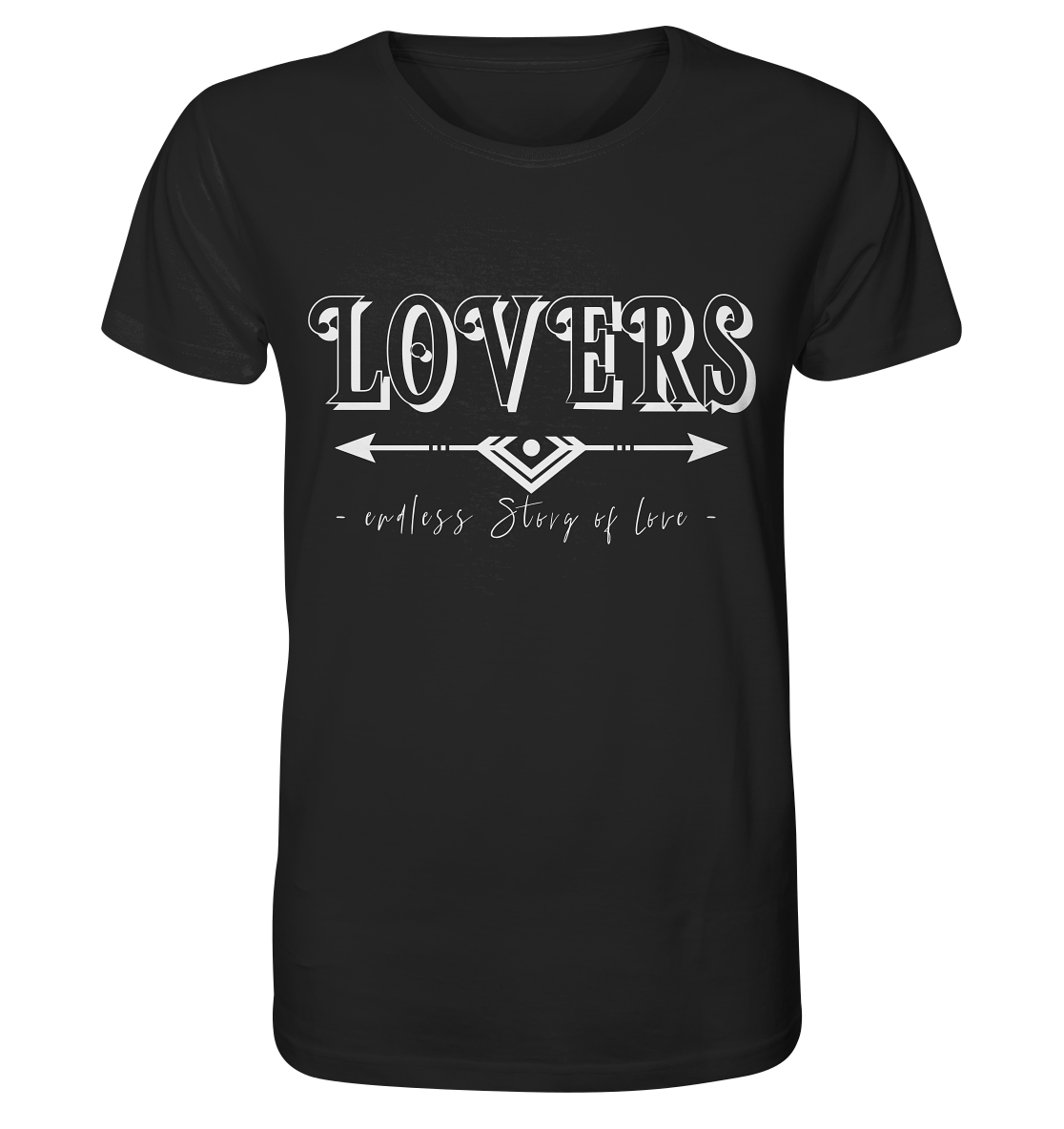 LOVERS Couple T-Shirt Herren couple goals t shirt endless story of love