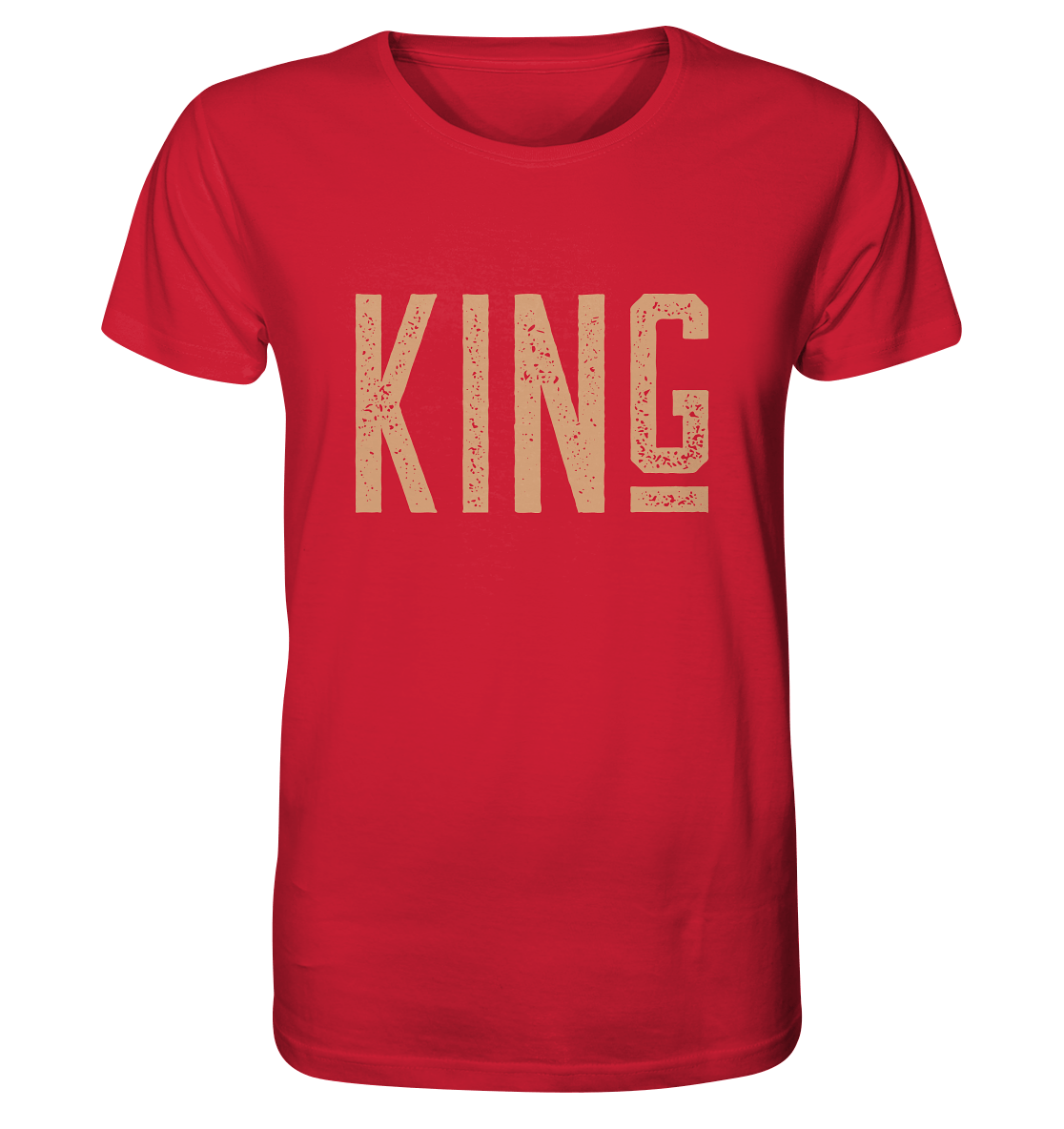 King T-Shirt für das Familienoutfit oder Partnerlook Herren couple goals king & QueenT-Shirt