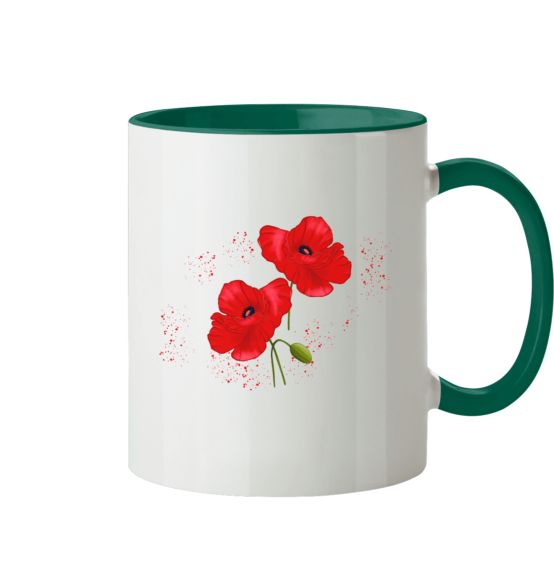 Tasse Mohnblumen