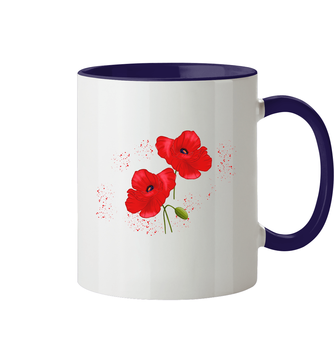 Tasse Mohnblumen