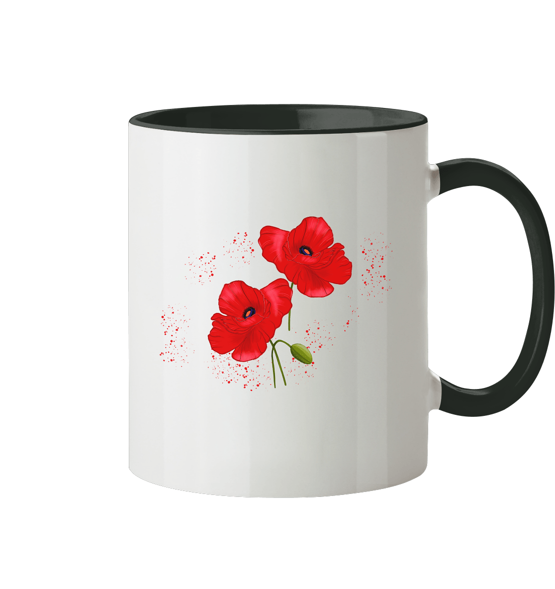 Tasse Mohnblumen