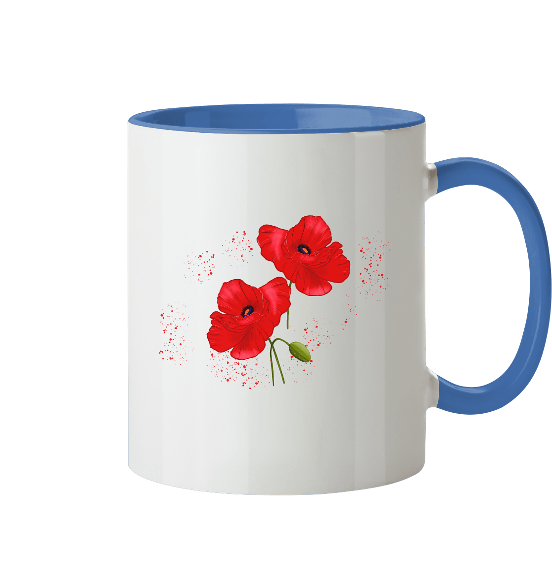 Tasse Mohnblumen