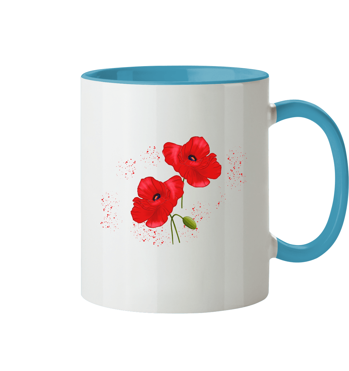 Tasse Mohnblumen