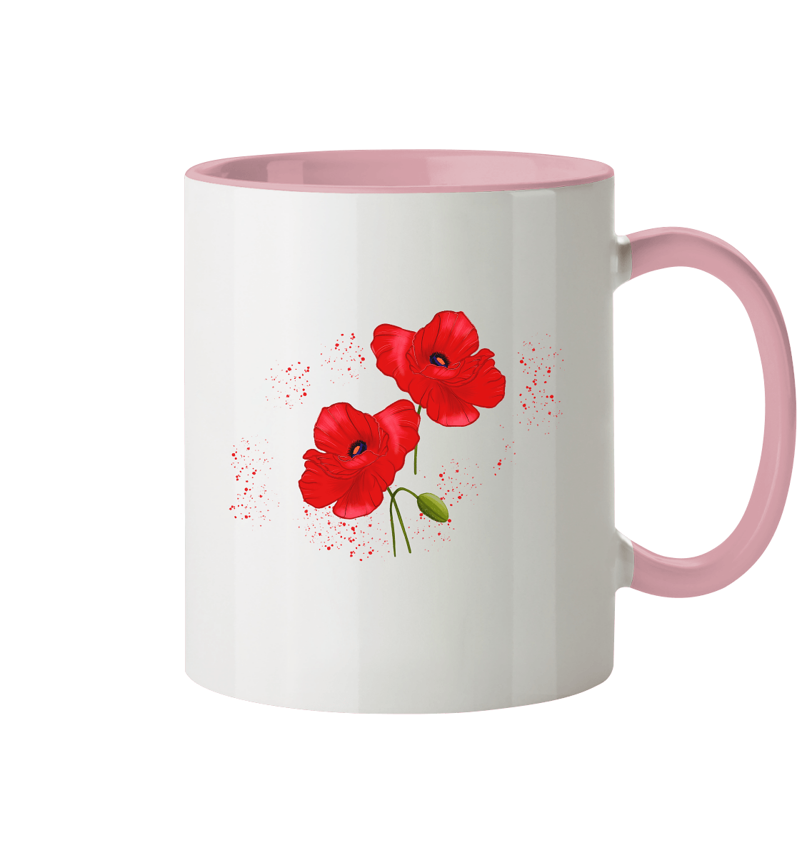 Tasse Mohnblumen
