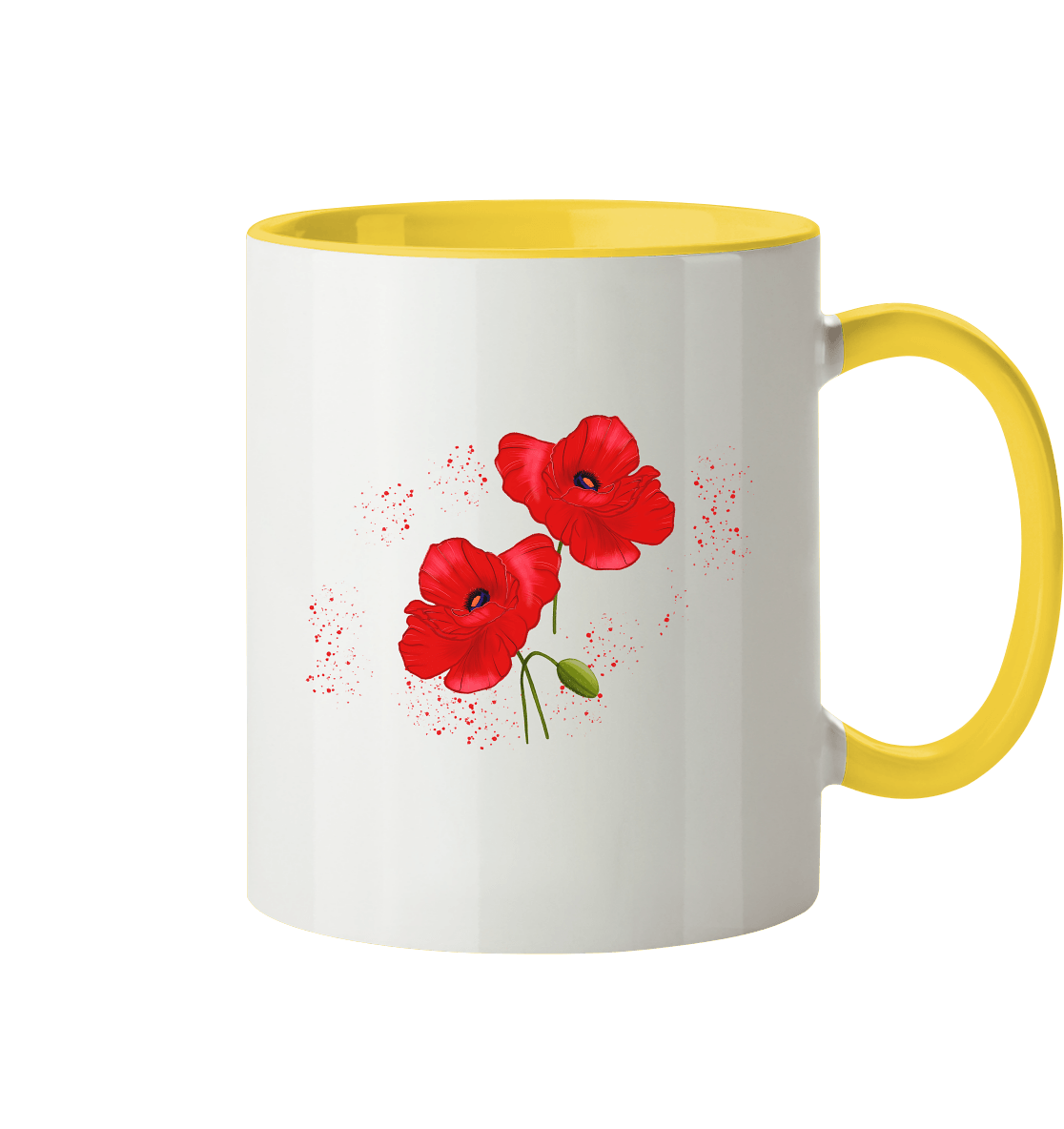 Tasse Mohnblumen