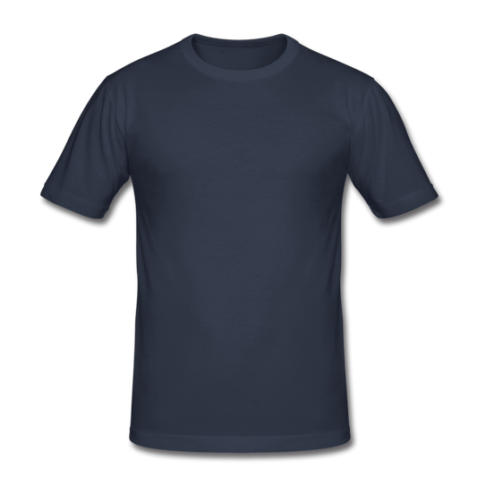 Herren Slim Fit T-Shirt Personalisierbar - Navy