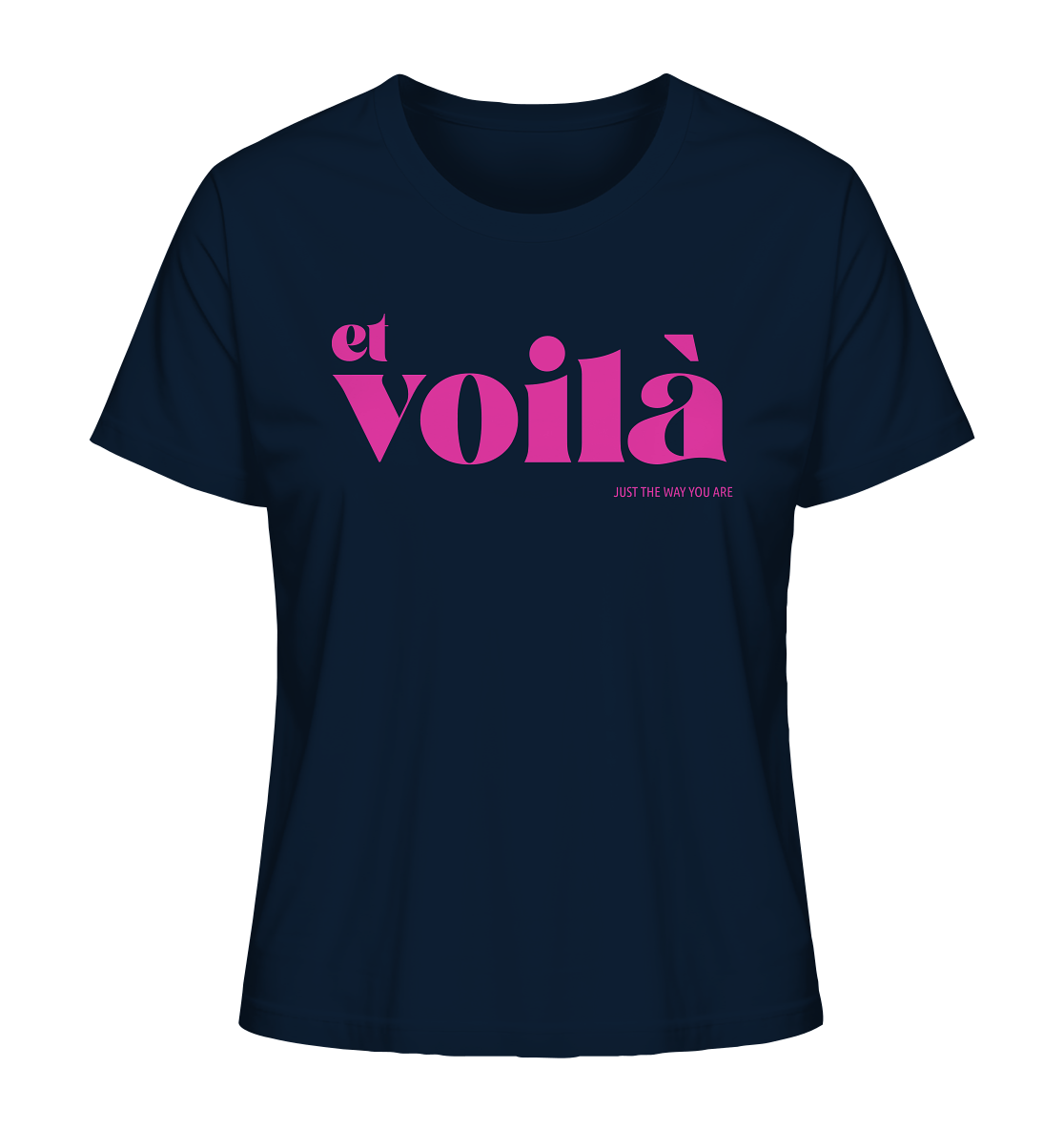 ✪ Et voilà Statement T- Shirt Damen ✪  https://www.bloominic.com/products/et-voila-statement-t-shirt-damen  ► Damen T-Shirt mit Lettering Et voilà Design ► Damen Shirt mit coolen Statement, Et voilà - Just the way you are ► Et voilà Statement T- Shirt Damen 