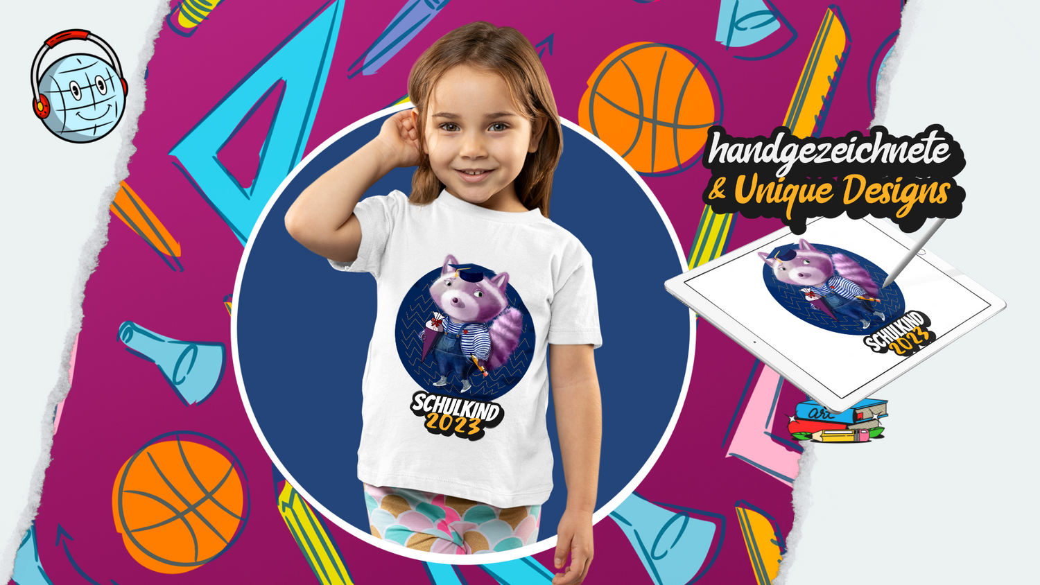 Schulkind-2023-t-shirt-für-die-Einschulung-mit-witzigen-cartoon-waschbär