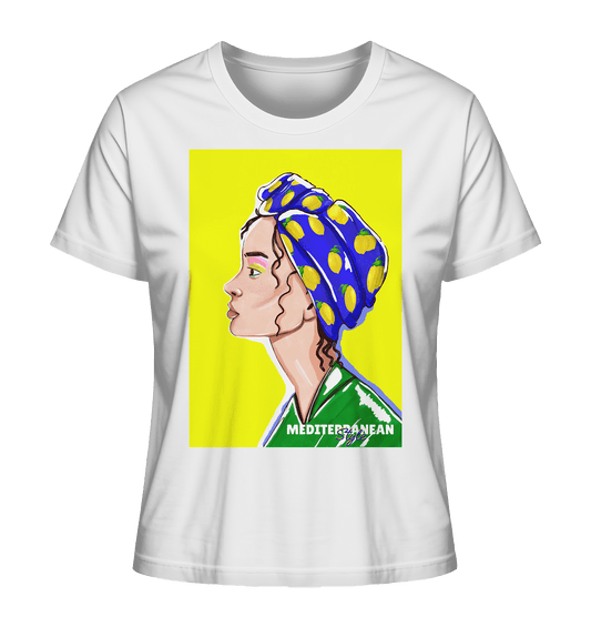 Zitronen-ausgefallene-Damen-Shirt-weiss-Sommer-Mediterran-gelb