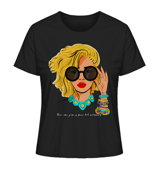 Damen T-Shirt mit kunstvollem Print Women