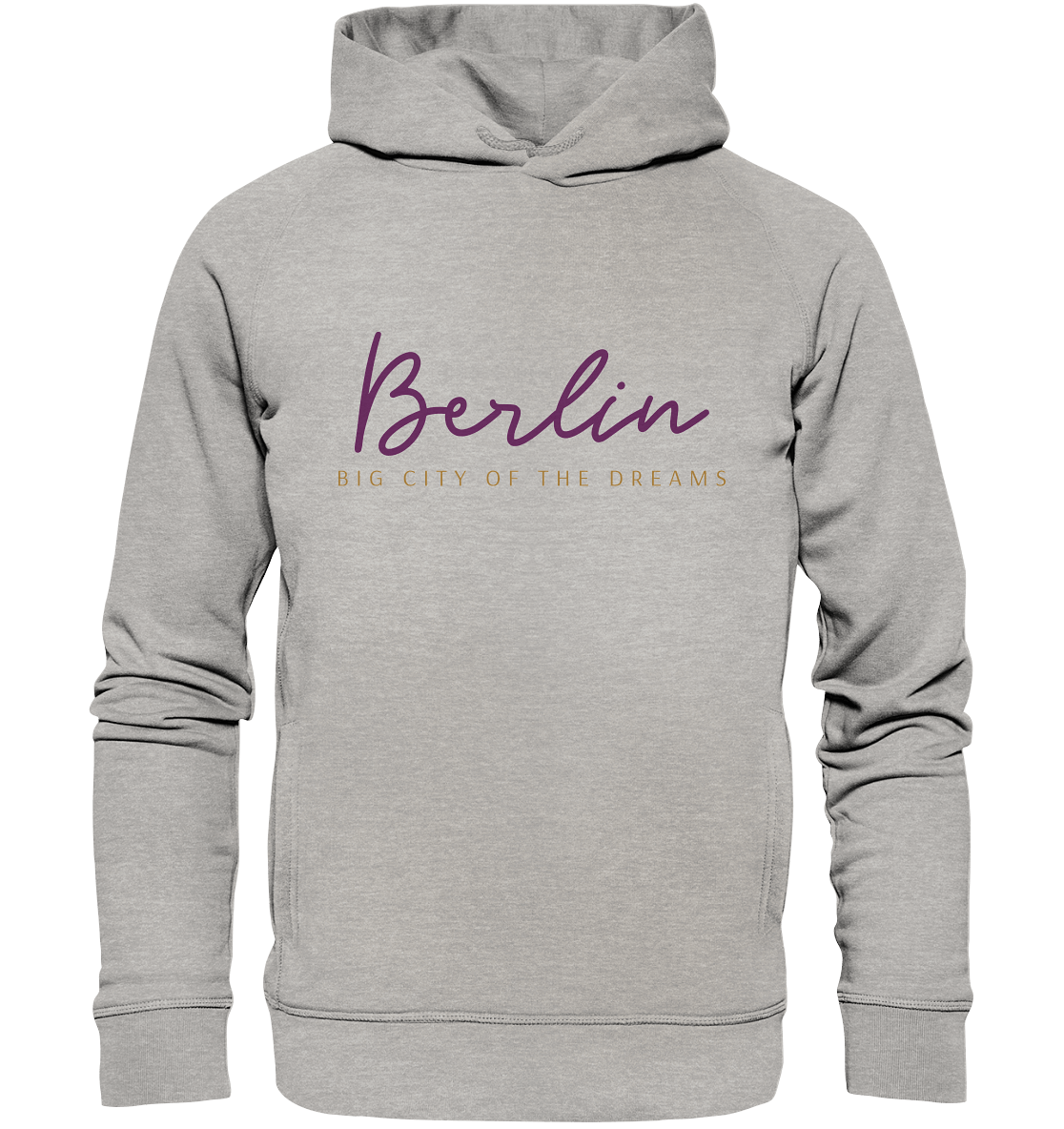 Fashion Hoodie Berlin Big City of the Dreams in grau