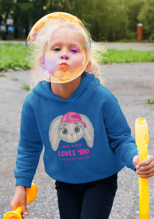 Hase Bunny Kapuzenpullover "Some Bunny loves you"