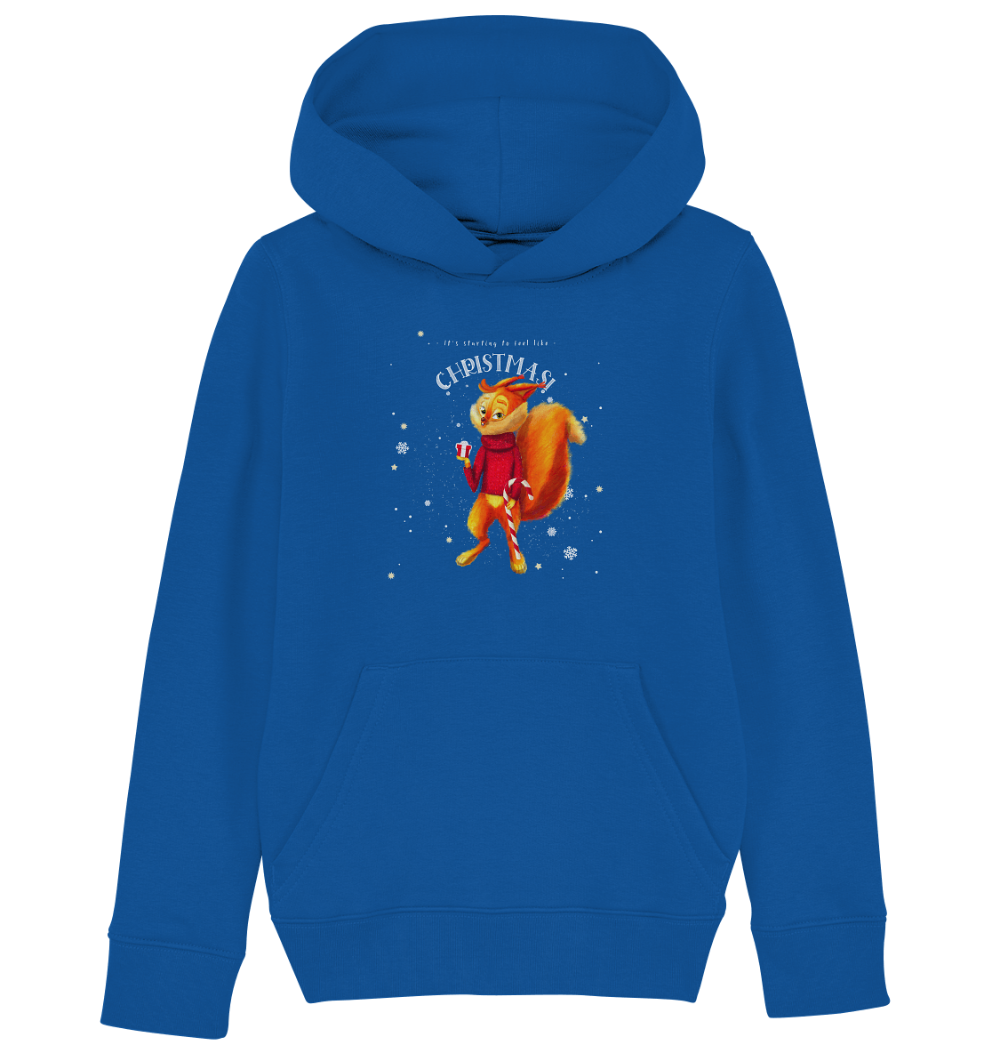 Eichhoernchen-Pullover-Christmas-Hoodie-Kinder-royal-blue-bloominic