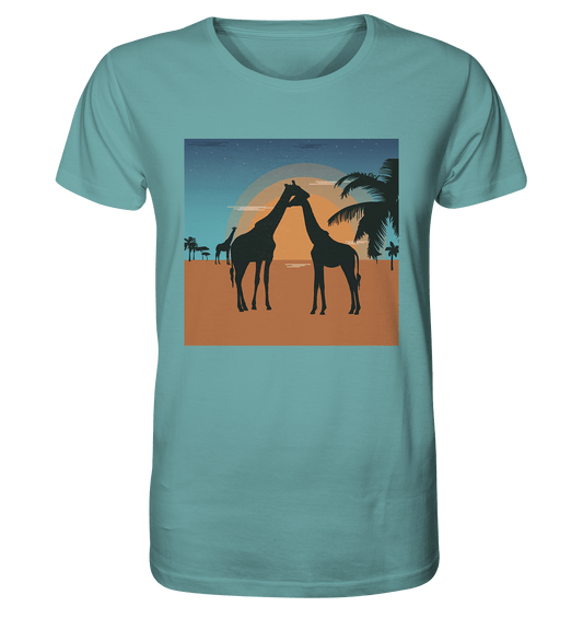 Herren T-Shirt mit Giraffen Design mit Giraffen Print