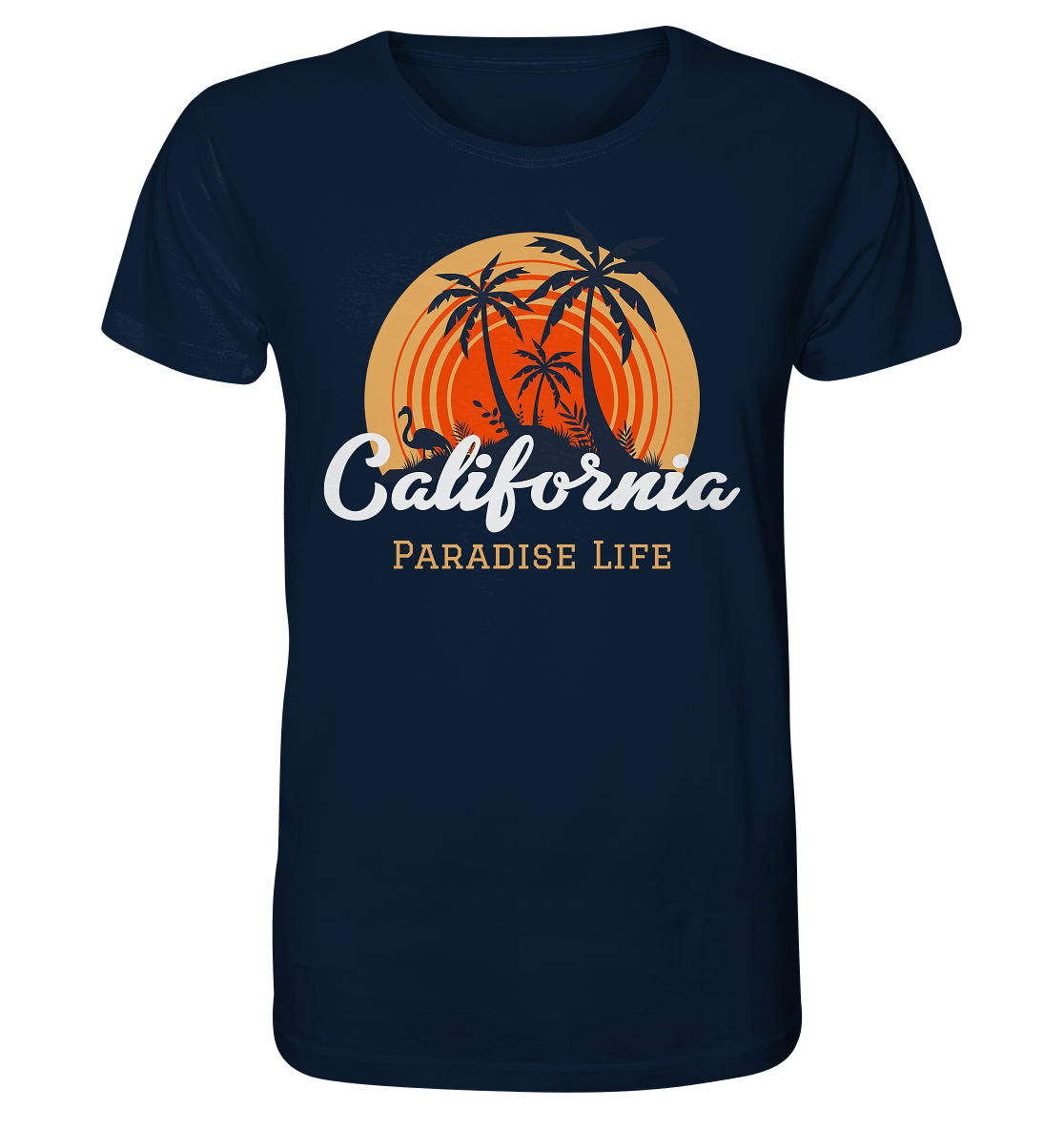 Herren-T-Shirt-California-Paradise-Life