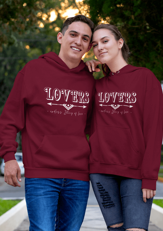 LOVERS endless story of Love Pärchen Pullover couple Goals Hoodies endless Story of Love Pärchen Pullover