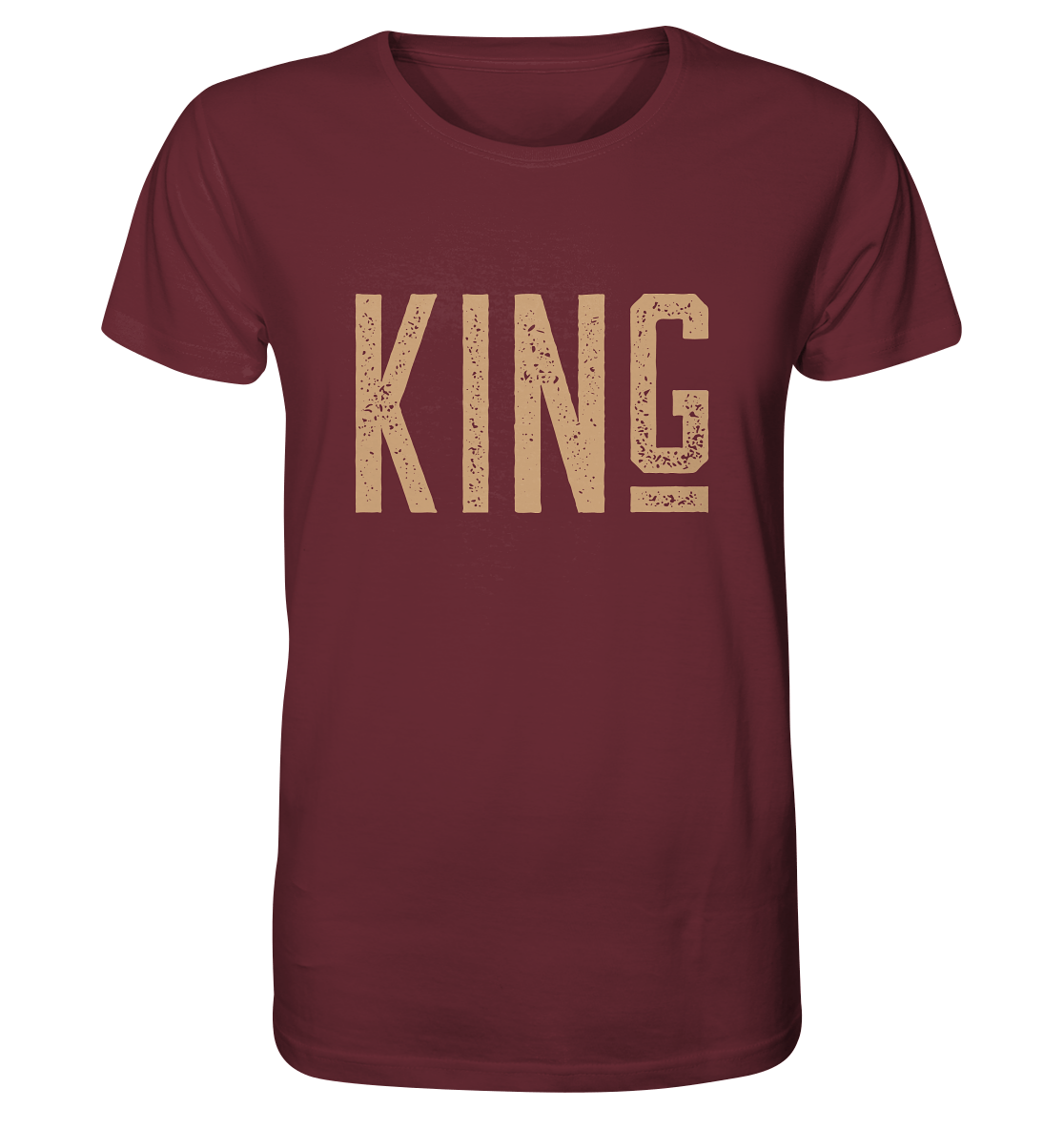 Partnerlook King T-Shirt für das Familienoutfit oder Partnerlook Herren couple goals king & QueenT-Shirt 