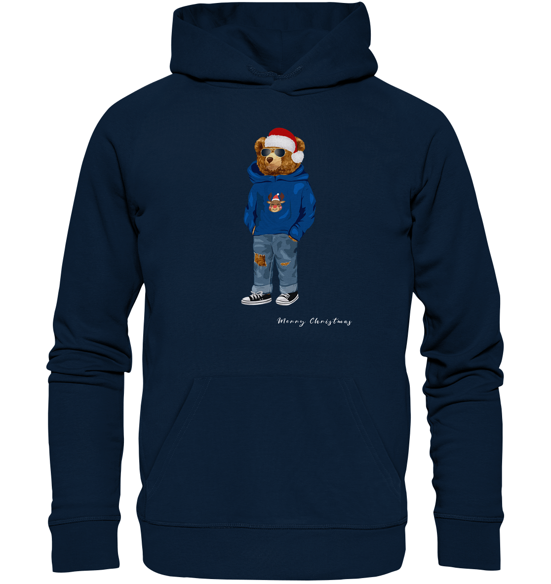 ✪ Teddy Hoodie Weihnachtspullover Teddybär ✪ – BLOOMINIC - Main Image