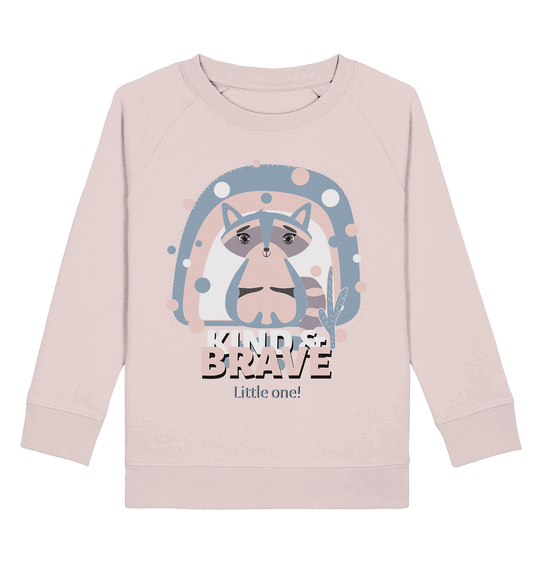 Waschbär Kinder Sweatshirt Waschbär Mode von BLOOMINIC mit süßen Waschbär Print