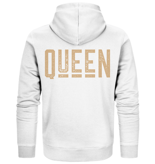 Zipper Kapuzenpullover Queen