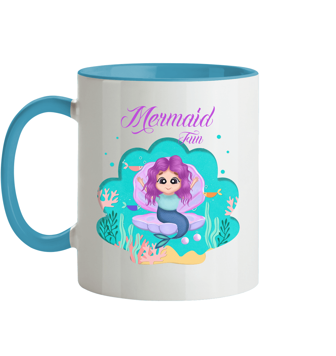 Tasse zweifarbig "Mermaid"