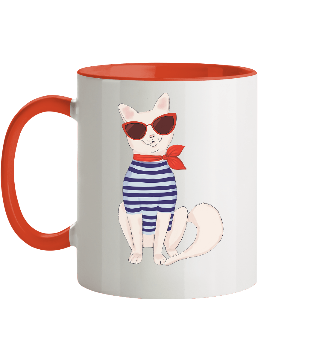 Tasse mit Fashion Katze
