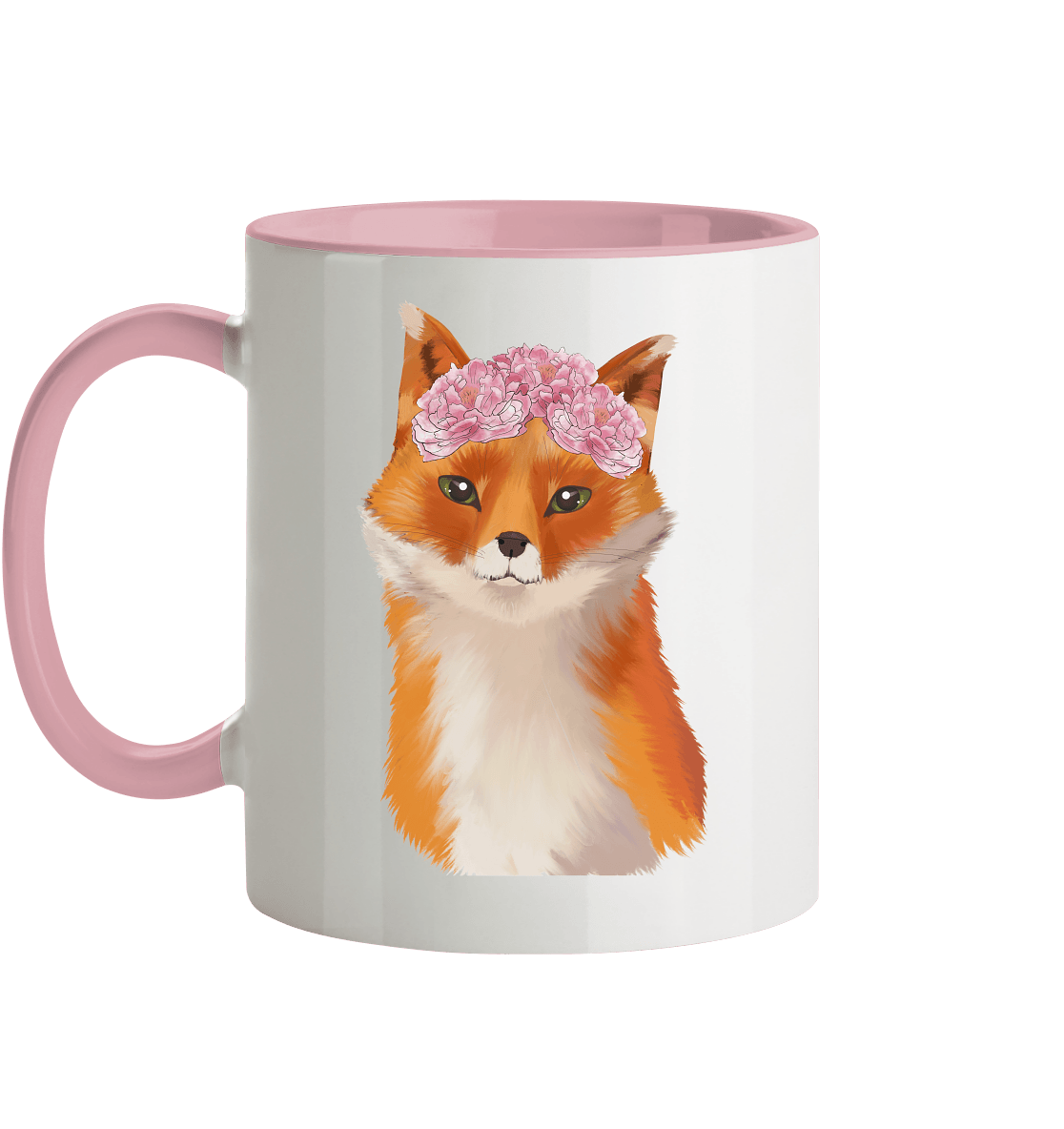 Tasse "Fuchs mit Blumen"