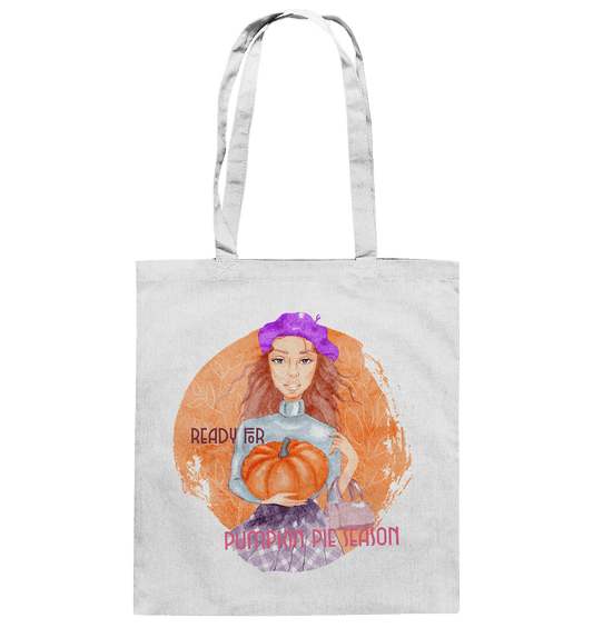 Baumwolltasche "Ready for Pumpkin Pie Season"