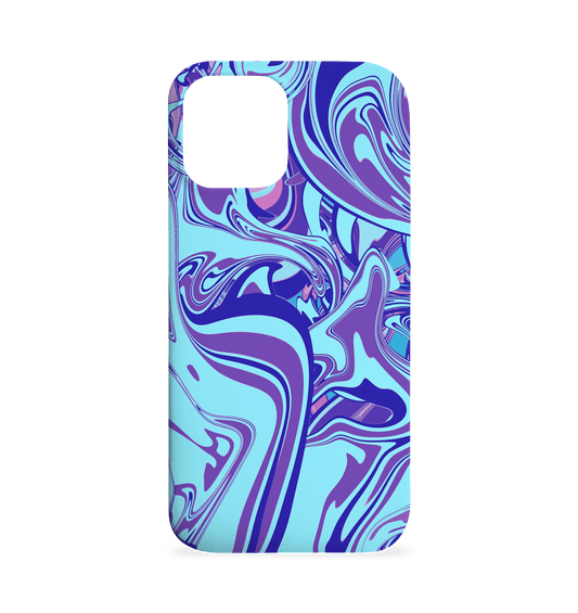 Handyhülle für Iphone 12 Max mit abstrakten, bunten Design.